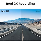 cheap Car DVR-Dashcam Cameras Video Recorder Dual Lens Front and Rear Dash Cam for Cars 2K