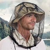 お買い得  アウトドア用ヘッドウェア-1個の高品質蚊帳、特大、長、極細穴メッシュ虫よけネット、虫よけカバー、柔らかくて丈夫なフライスクリーン
