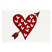 economico Tovagliette-set di 4 tovagliette per San Valentino romantiche e decorative con motivi a forma di cuore o rosa resistenti e resistenti al calore perfette per aggiungere un tocco d&#039;amore all&#039;arredamento della tua