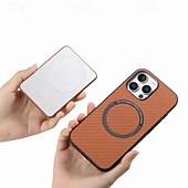 お買い得  iPhone用ケース-電話 ケース 用途 iPhone 16 Pro Max プラス iPhone 15 プロマックスプラス iPhone15 iPhone 14 13 12 11 Pro Max Plus Mini iPhone 14 Pro Max iPhone 13 12 11 Pro Max バックカバー 磁石バックル 耐衝撃 レトロ風 TPU PUレザー