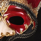 olcso Maszk-Madár Farsangi maszk Velencei maszk Pantalone Felnőttek Férfi Női Fél arc Parti Álarcos mulatság Velencei karnevál Mindszentek napja Farsang Mardi Gras Könnyű farsangi jelmez