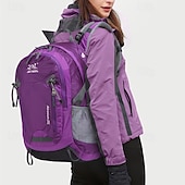 abordables Sac à dos de randonnée-35 L Sac à dos Daypack Sac à  dos Rucksack Fermeture éclair Multi-poches Design Anatomique Portable Durable Extérieur Randonnée Camping Militaire Nylon Noir Bleu Violet