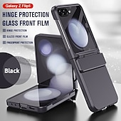 お買い得  サムスン用ケース-電話 ケース 用途 Zフリップ6 Z Flip 5 バックカバー とスクリーンプロテクター 耐衝撃 レトロ風 TPU PC