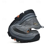 economico Semi-formale-scarpe da trekking da uomo in similpelle marrone con chiusura a lacci - comode e resistenti, perfette per le avventure all&#039;aria aperta
