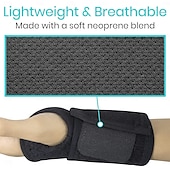 cheap Braces &amp; Supports-Vive Wrist Wrap Braces (1 Pack) - Tendonitis Support for Carpal Tunnel Arthritis - Sprained Pain Protection Sleeve - Weightlifting Calisthenics Compression Stabilizer for Women, Men - Adjustable