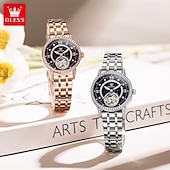 economico Orologi meccanici-OLEVS Da donna Orologio meccanico Moda Casual Orologio da polso Automatico a Carica Automatica Luminoso Impermeabile Decorazione Lega Guarda
