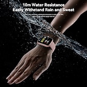 preiswerte Smartwatch-JR-FT5 Plus Smartwatch 1.96 Zoll Smartwatch Fitnessuhr Bluetooth Schlaf-Tracker Herzschlagmonitor Wecker Kompatibel mit Android iOS Damen Herren Freisprechanlage Wasserdicht Benutzerdefiniertes Wählen
