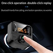 お買い得  車用Bluetoothキット/ハンズフリー-高品質の新しいbt36b車mp3プレーヤー多機能車シガレットライターUSB充電ポートbt車キット