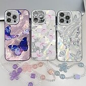 お買い得  iPhone用ケース-電話 ケース 用途 iPhone 16 Pro Max プラス iPhone 16 Proマックス iPhone15 iPhone 15 Pro Max iPhone 14 Pro Max iPhone 13 Pro Max バックカバー リストストラップ付き 耐衝撃 レトロ風 TPU PC