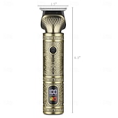 economico Rasatura e depilazione-8 in 1 regolabarba per uomo zero gapped trimmer grooming kit rasoi uomo per la rasatura viso baffi, corpo naso peli trimmer cordless con supporto