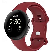 お買い得  その他の時計バンド-スマートウォッチバンド と互換性があります Google Pixel Watch スマートウォッチ ストラップ ソロループ スポーツバンド 置換 リストバンド