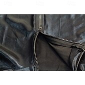 olcso Fényes-Bőrruházat Testhezálló Kezeslábas Farsangi jelmez Női Fényes fém Spandex Ruha mert Teljesítmény Klub Rúdtánc Mindszentek napja Farsang Felnőttek
