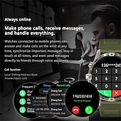 abordables Relojes inteligentes-Reloj inteligente gt45 para hombre, con bluetooth, llamadas, deportes al aire libre, asistente de voz, brújula, monitoreo de salud, rastreador de actividad física, reloj inteligente