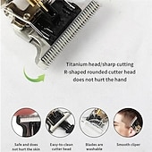 cheap Shaving &amp; Hair Removal-Professional Hair Cutting Machine Wireless Electric Hair Trimmer Digital Display Hair Clipper Men Beard Shaver Barber For Men