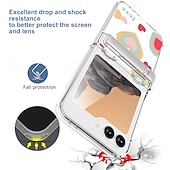 Χαμηλού Κόστους Samsung Θήκη-τηλέφωνο tok Για Z Flip 6 Θήκη κάρτας πορτοφολιού με βάση στήριξης Ανθεκτική σε πτώσεις Ρετρό TPU PC