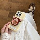 abordables Carcasas iPhone-teléfono Funda Para iPhone 16 Pro Max Plus iPhone 16 iPhone 16 Pro iPhone 15 Pro Max Plus iPhone 15 iPhone 14 Pro Max iPhone 13 Pro Max Funda Trasera con Soporte Antigolpes Retro TPU Cuero de PU