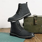 levne Kotníkové boty-pánské hnědé šněrovací kotníkové boty z umělé kůže s brogue detailem a robustní podrážkou – klasický a odolný outdoorový styl