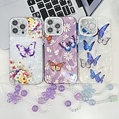 お買い得  iPhone用ケース-電話 ケース 用途 iPhone 16 Pro Max プラス iPhone 16 Proマックス iPhone15 iPhone 15 Pro Max iPhone 14 Pro Max iPhone 13 Pro Max バックカバー リストストラップ付き 耐衝撃 レトロ風 TPU PC