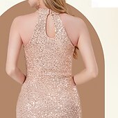 olcso Ruhák-Retró Ordító 20-as évek 1920-as évek Mini Flapper ruha Ruhák Koktélruha A nagy Gatsby Flapper lány Esküvői Vendég Flitter Női Mindszentek napja Farsang Álarcos mulatság Parti Esküvői fogadás Lánybúcsú