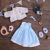 abordables Ensembles de Vêtements et Accessoires pour Poupées-ensemble de vêtements de poupée waldorf fait à la main pour poupée de 12 pouces poupée muppet faite à la main pour cadeaux de Noël