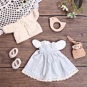 abordables Ensembles de Vêtements et Accessoires pour Poupées-ensemble de vêtements de poupée waldorf fait à la main pour poupée de 12 pouces poupée muppet faite à la main pour cadeaux de Noël