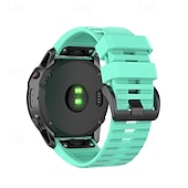 levne Pásky na hodinky Garmin-Pásek hodinek pro Garmin Fenix 8 51mm 7X Pro 6X 5X Plus Epix Pro Tactix 7 Amoled Instinct 2X Quatix Enduro Descent Mk2i Mk2 26mm Silikon Výměna, nahrazení Popruh Nastavitelný Sportovní značka Náramek