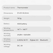 abordables Electrodomésticos-Sensor de temperatura y humedad inteligente Tuya Wifi/Zigbee, termómetro higrómetro para interiores con pantalla LCD, compatible con Alexa y Google Home