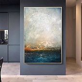 cheap Abstract Paintings-Mintura Handmade Texture Abstract Oil Paintings On Canvas Modern Wall Art Room Decoration Picture For Home Decor Rolled Frameless Unstretched Painting