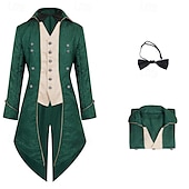 cheap Outerwear-Punk &amp; Gothic Medieval Renaissance Coat Jacket Tailcoat Prince Nobleman Men&#039;s Royal Steampunk Halloween Masquerade Event / Party Masquerade Adults&#039; Coat