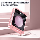 お買い得  サムスン用ケース-電話 ケース 用途 Zフリップ6 Z Flip 5 バックカバー とスクリーンプロテクター 耐衝撃 レトロ風 TPU PC