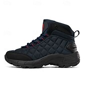 abordables Botas de montaña-Botas de senderismo acolchadas para hombre: ligeras, impermeables, suela antideslizante, diseño de caña alta, ideales para aventuras al aire libre.