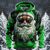 Karácsony Férfi Mikulás Kapucnis felsők Pulóver Kapucnis felsőrész Pulóver Hosszú ujj Pulóver Kapucni Divat Alkalmi 3D nyomtatás Vakáció Szabadság Utcai öltözék Nyomtatott Elülső zseb Tavasz & Ősz olcso Mikulás ruha-Karácsony Férfi Mikulás Kapucnis felsők Pulóver Kapucnis felsőrész Pulóver Hosszú ujj Pulóver Kapucni Divat Alkalmi 3D nyomtatás Vakáció Szabadság Utcai öltözék Nyomtatott Elülső zseb Tavasz & Ősz