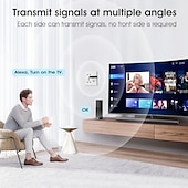 זול מכשירי חשמל לבית-שלט מיני חכם wifi bt שלט אינפרא אדום עבודה מסוג-c עם alexa google home