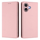 cheap iPhone Cases-Phone Case For iPhone 16 Pro Max Plus iPhone 15 Pro Max Plus iPhone 14 13 12 11 Pro Max Plus Mini Flip Cover with Stand Holder Card Slot Shockproof Retro TPU PU Leather
