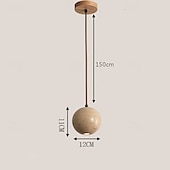 economico Luci a sospensione-lampada a sospensione a led in travertino giallo pietra naturale lampada a sospensione singola mini lampada lampadario vintage 110-240v