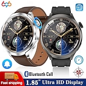 abordables Bracelets connectés-696 DK69 Montre intelligente 1.85 pouce Montre intelligente avec bracelet Bluetooth ECG + PPG Podomètre Rappel d&#039;Appel Compatible avec Android iOS Hommes Mode Mains-Libres Rappel de Message IP 67