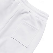 voordelige Joggingbroeken-Voor heren Jogger Broek Cargo-joggingbroek Zak Trekkoord Elastische taille Effen Comfort Buitensporten Dagelijks Modieus Casual Zwart Wit Micro-elastisch