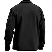 economico giacca camicia da uomo-Per uomo Occidentale Mucca Stampa di mucca Camicia Giacca da camicia Sovracamicia Manica lunga Vintage Informale Giornaliero Primavera Autunno Inverno Colletto Bottoni camicie con colletto Nero