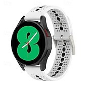 cheap Samsung Watch Bands-Watch Band for Samsung Galaxy Watch 7/6/5/4 40/44mm, Galaxy Watch 5 Pro 45mm, Galaxy Watch 4/6 Classic 42/46/43/47mm, Watch 3, Active 2, Gear S2 Silicone Replacement  Strap Adjustable Sport Band