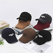 preiswerte Baseballkappe für Herren-Herren Cap Basecap Sonnenhut Kappe Rote Dunkelmarine Polyester Einstellbar Modisch Freizeitskleidung Festival Muster Stickerei Draussen Lässig / Alltäglich