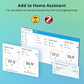 preiswerte Haushaltsgeräte-Zigbee-Thermostat-Heizkörperventil, intelligenter Thermostat mit App-Funktionalität, kompatibel mit Alexa/Home Assistant/Google Home, 1 Stück