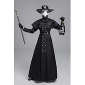 preiswerte Herren Kollektion-Cosplay Kostüm Pestdoktor Mittelalterlich Urlaubskleid Erwachsene Herren Damen Karneval Festival Verkleiden