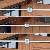 abordables Lumières intelligentes-Lampes LED encastrées intelligentes lumières extérieures permanentes Eternity avec application télécommande Wifi Bluetooth lumières d&#039;avant-toit RGBIC étanches IP67 pour éclairage extérieur de maison