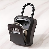 Недорогие Сенсоры и сигнализации-ящик для хранения ключей, сейф для ключей, водонепроницаемый наружный сейф с 4-значным кодом, сейф для хранения ключей, настенный крючок для ключей