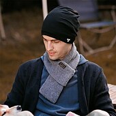 abordables Gorros-Gorros Hombre Mujer Gorro para senderismo Portátil Resistente al Viento Templado para Pesca Playa Camping / Senderismo / Espeleología Letra y Número Poliéster Invierno Otoño