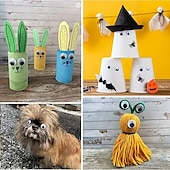 cheap Party Supplies-700PCS Plastic Wiggly Googly Eyes Set for Dolls and Crafts Assorted Sizes 4-12MM Suitable for Ages 14