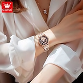 economico Orologi meccanici-OLEVS Da donna Orologio meccanico Moda Casual Orologio da polso Automatico a Carica Automatica Luminoso Impermeabile Decorazione Lega Guarda
