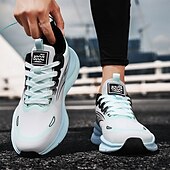 billige Sneakers til herrer-løpesneakers med varmt fôr for menn, lette, polstrede atletiske sko med snøredesign for vintersport utendørs og daglig bruk