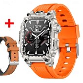 abordables Pulseras inteligentes-696 i121 Reloj inteligente 2.01 pulgada Pulsera inteligente Bluetooth Podómetro Recordatorio de Llamadas Seguimiento del Sueño Compatible con Android iOS Hombre Llamadas con Manos Libres Recordatorio