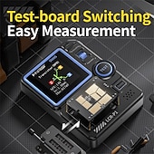 זול כלי תיקון לרכב-בודק טרנזיסטור mosfet טרנזיסטור בודק קבלים בודק רכיב אלקטרוני דיודה טריודה זנר דיודה התנגדות השראות סוללה בדיקת lcr meter mos pnp npn esr meter